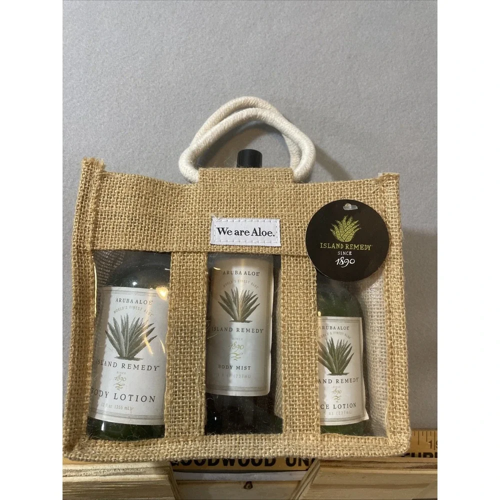 Island Remedy‎ We are aloe set 12 oz body Lotion,8 Oz body mist & Face Lotion
